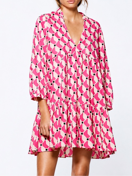 Zara Dresses & Skirts - Zara geometric print dress, XS